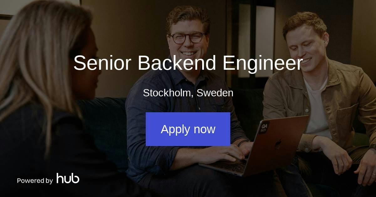 The Hub | Senior Backend Engineer | QA.tech