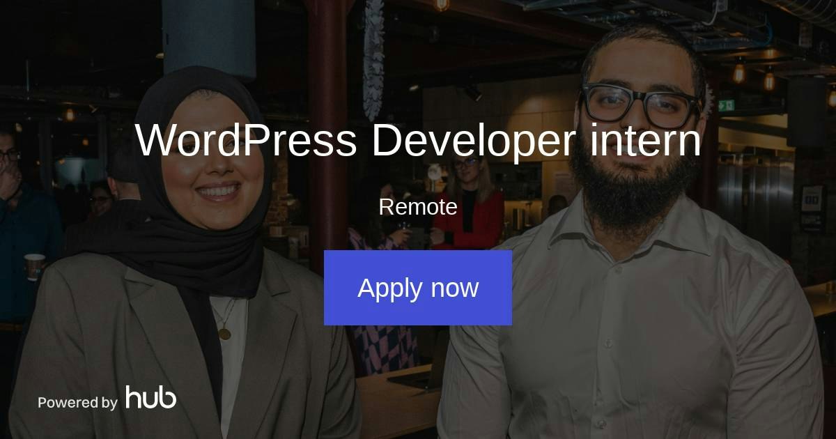 The Hub | WordPress Developer intern | EVVENT AS