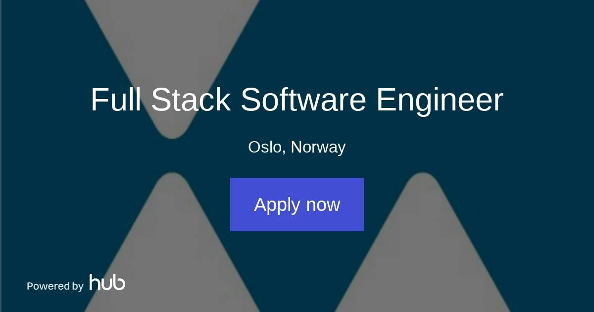 The Hub | Full Stack Software Engineer | Marimetrics
