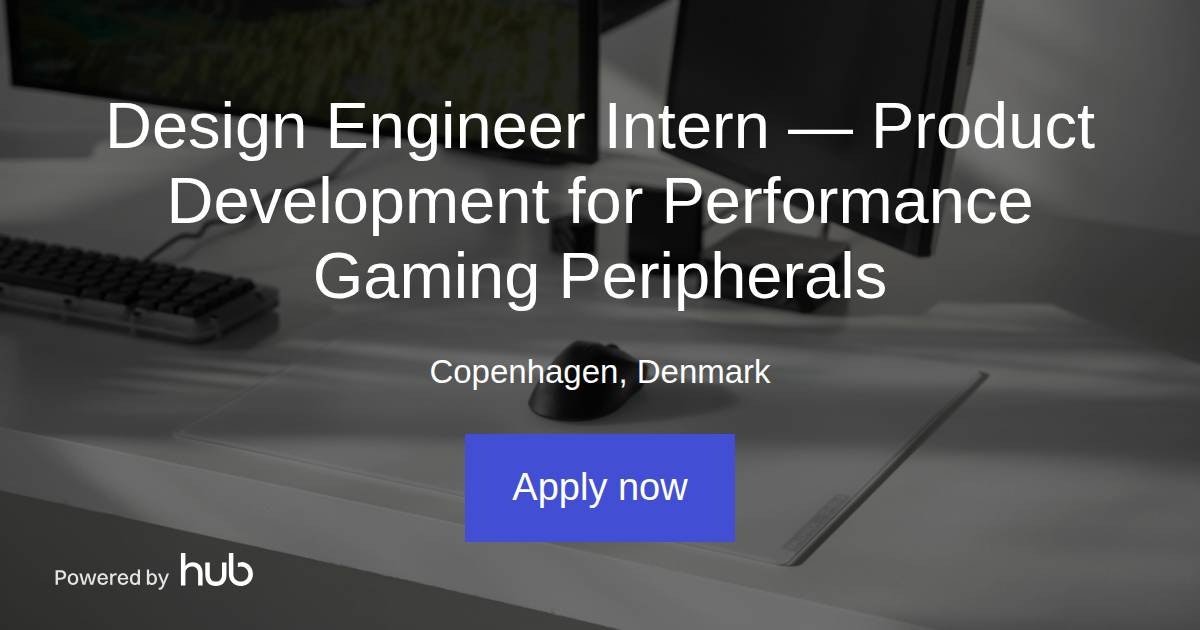Design Engineering Intern The Hub | Design Engineer Intern — Product Development for Performance ...