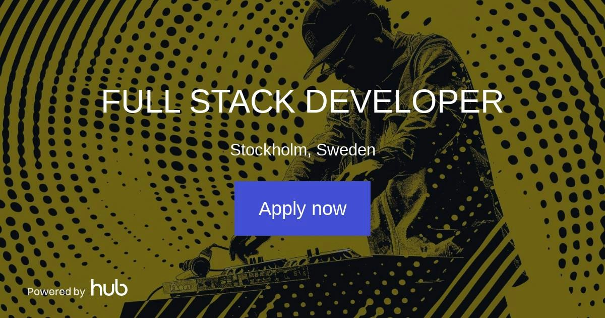 The Hub | FULL STACK DEVELOPER | We Are Medusa