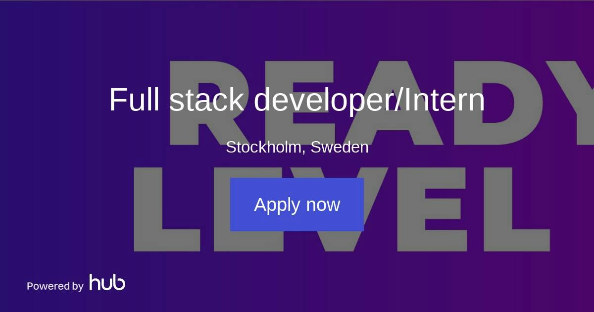 The Hub | Full stack developer/Intern | Coursfy