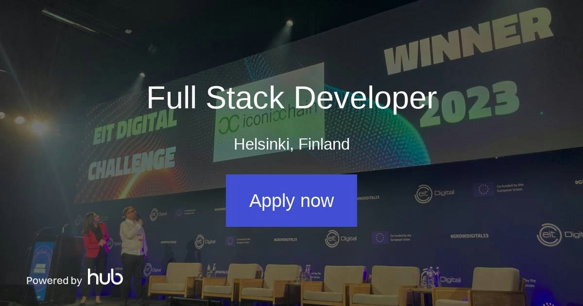The Hub | Full Stack Developer | iconicchain