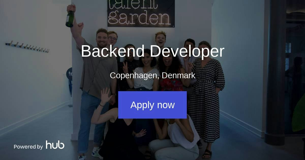 The Hub | Backend Developer | Tiimo | AI Planning & Productivity