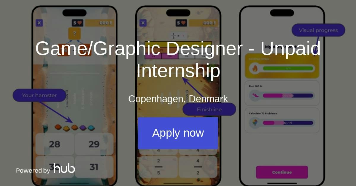The Hub | Game/Graphic Designer - Unpaid Internship | Planet Peanut