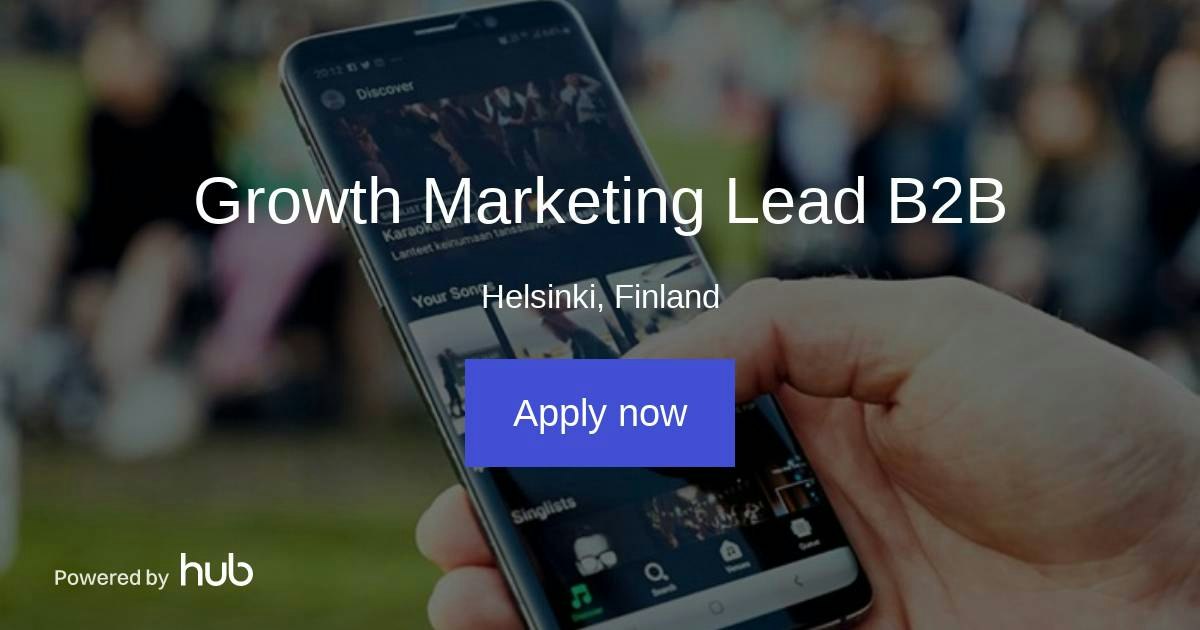 The Hub | Growth Marketing Lead B2B | Singa