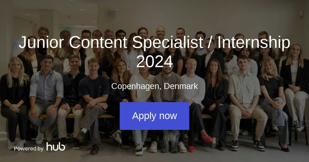 The Hub | Junior Content Specialist / Internship 2024 | Bonzer