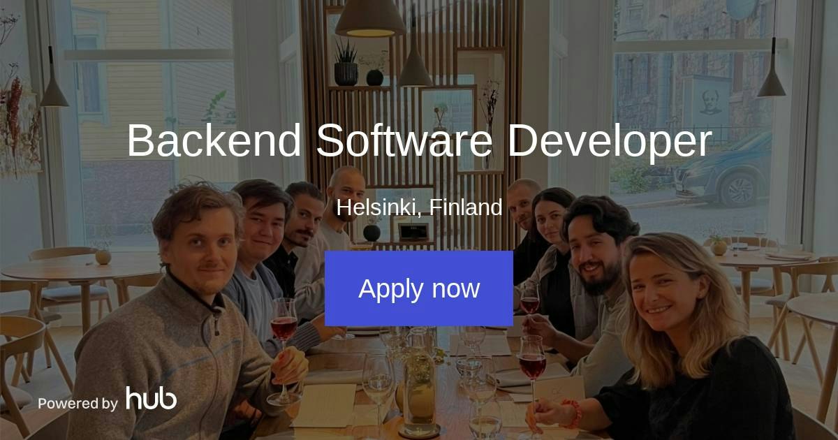 The Hub | Backend Software Developer | Valpas