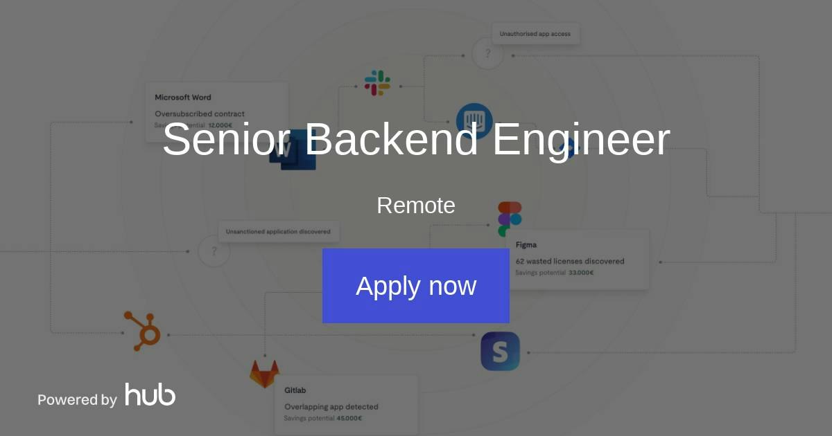 The Hub | Senior Backend Engineer | Viio