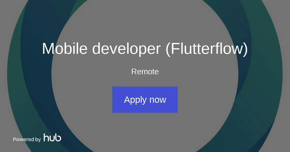 The Hub | Mobile developer (Flutterflow) | Spher.app