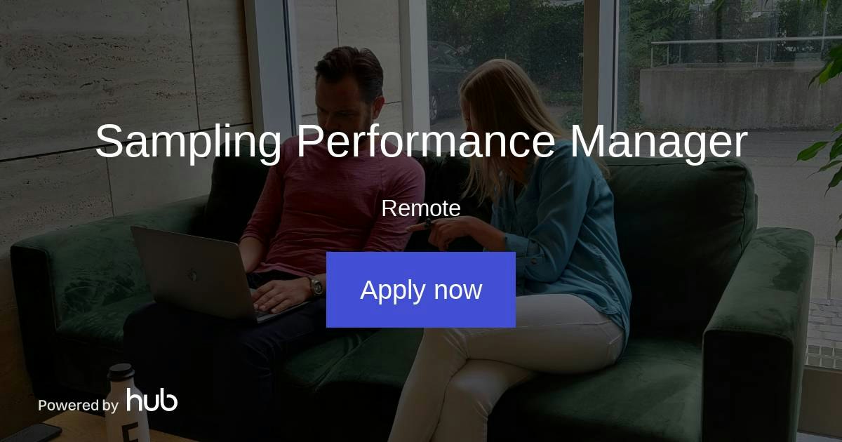 Sampling Management App The Hub | Sampling Performance Manager | Opeepl