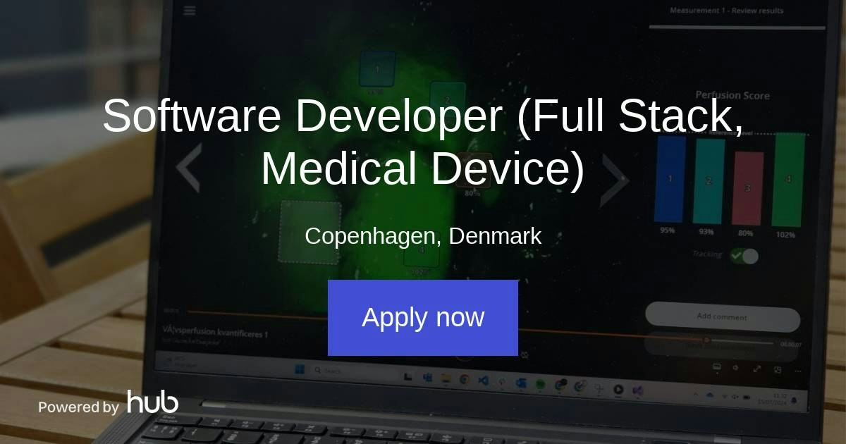 The Hub | Software Developer (Full Stack, Medical Device) | Perfusion ...