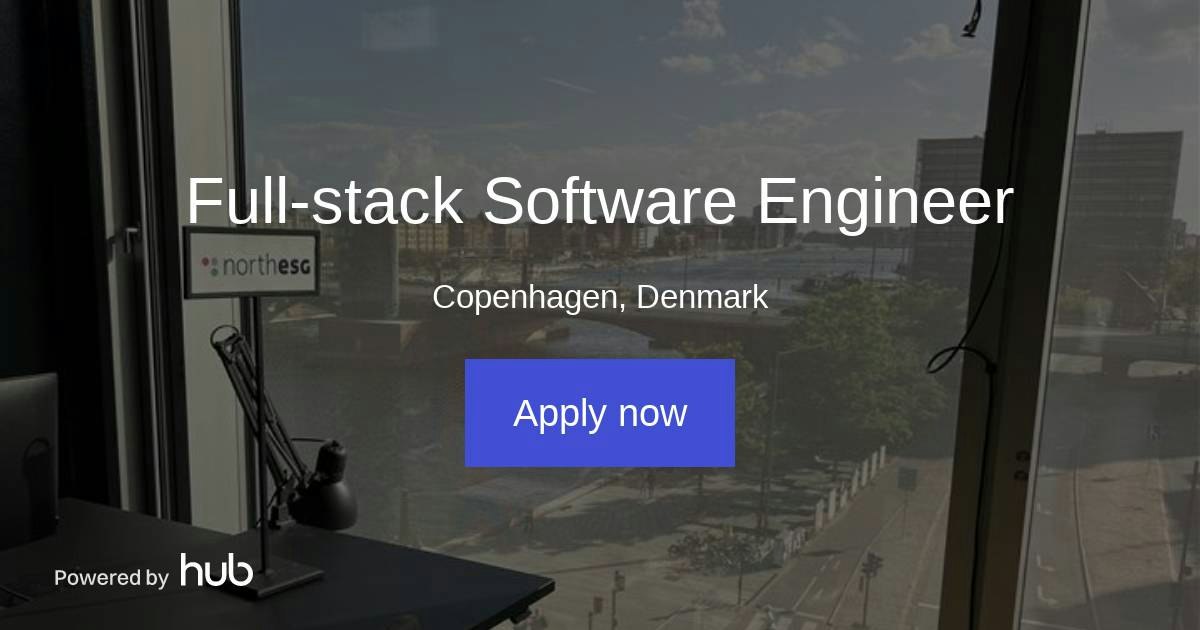 The Hub | Full-stack Software Engineer | North ESG