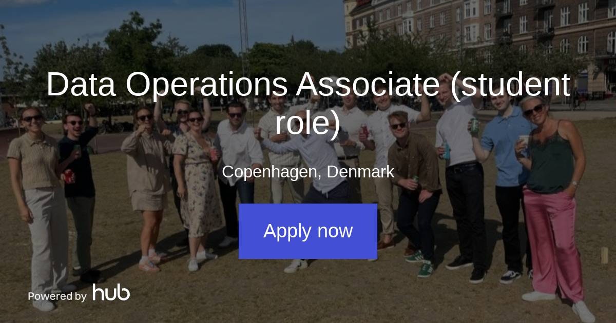 The Hub | Data Operations Associate (student role) | ag analytics
