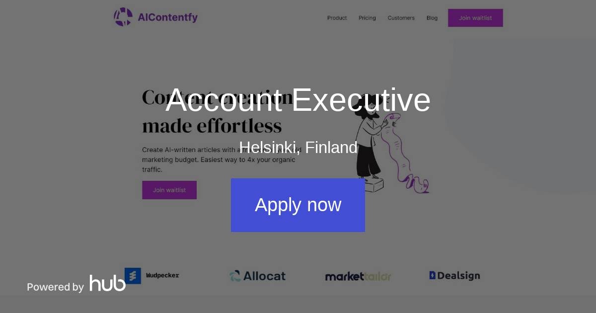 The Hub | Account Executive | AIContentfy