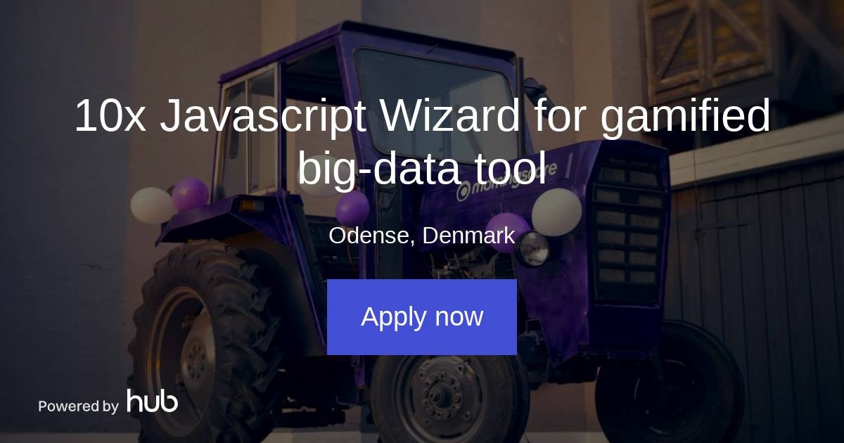 The Hub | 10x Javascript Wizard for gamified big-data tool | Morningscore