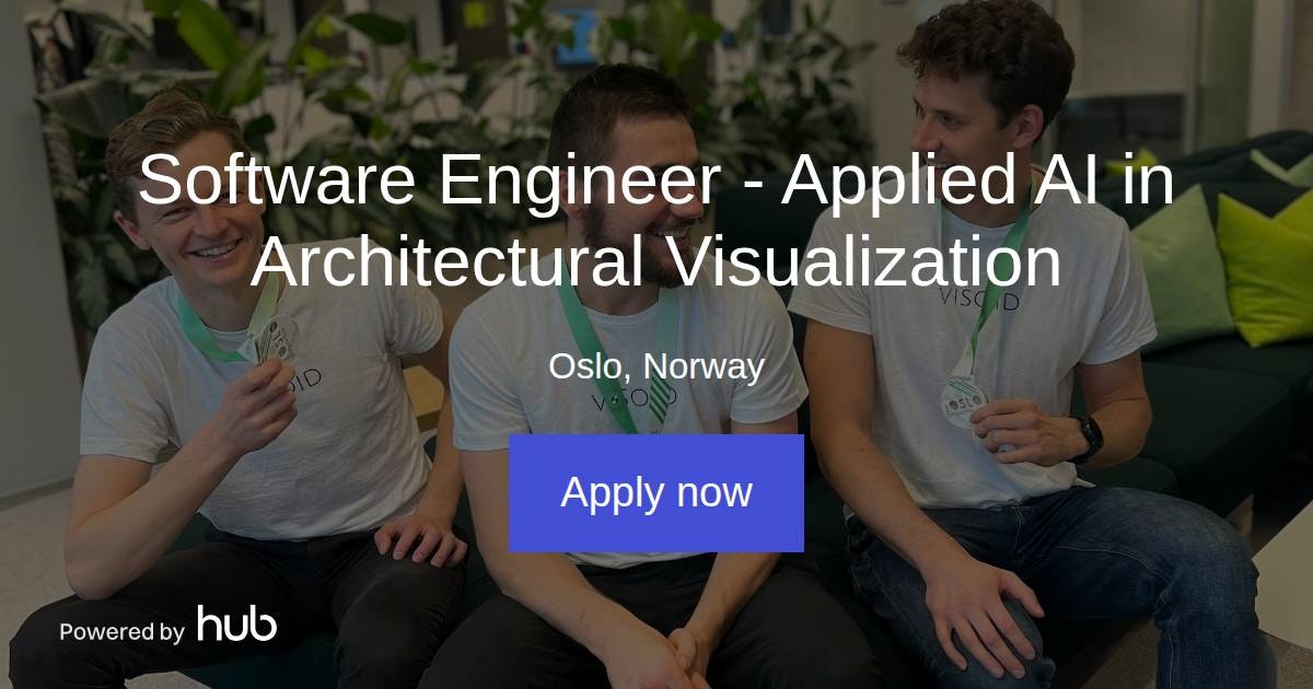 Who Is A Visualization Software Engineer The Hub | Software Engineer - Applied AI in Architectural Visualization ...