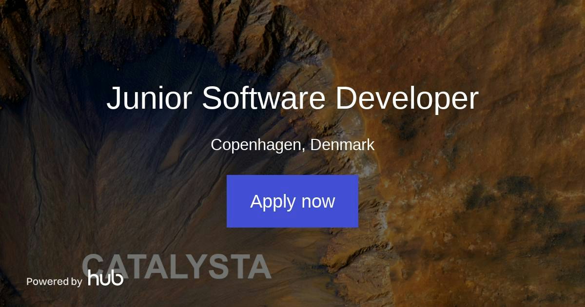 The Hub | Junior Software Developer | Catalysta