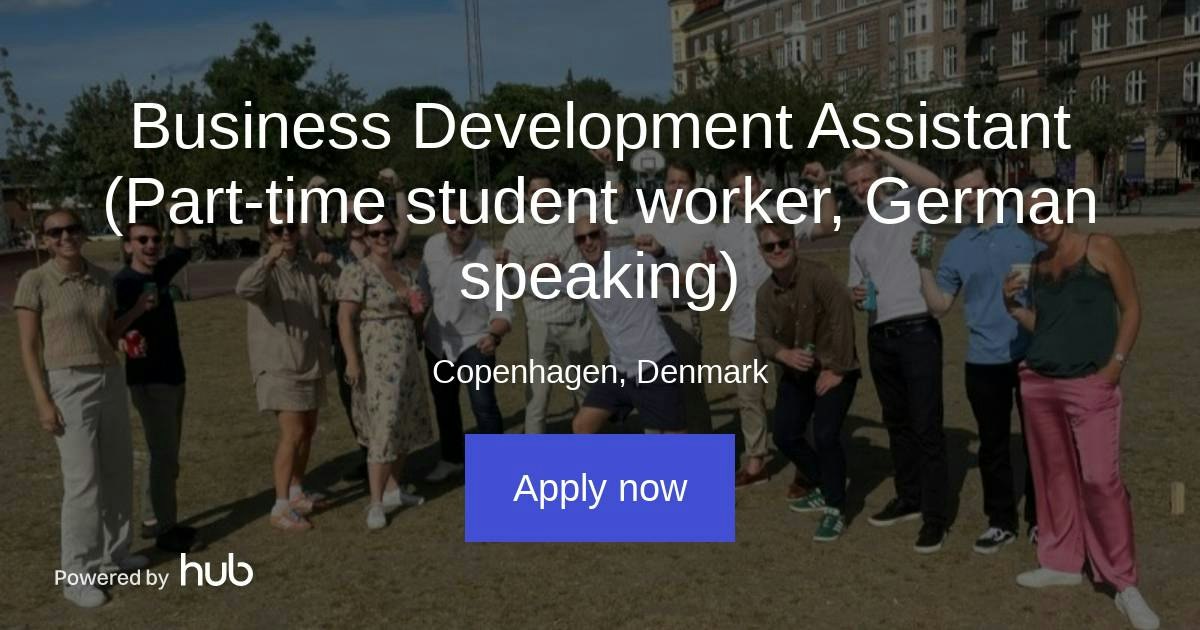 The Hub | Business Development Assistant (Part-time student worker ...