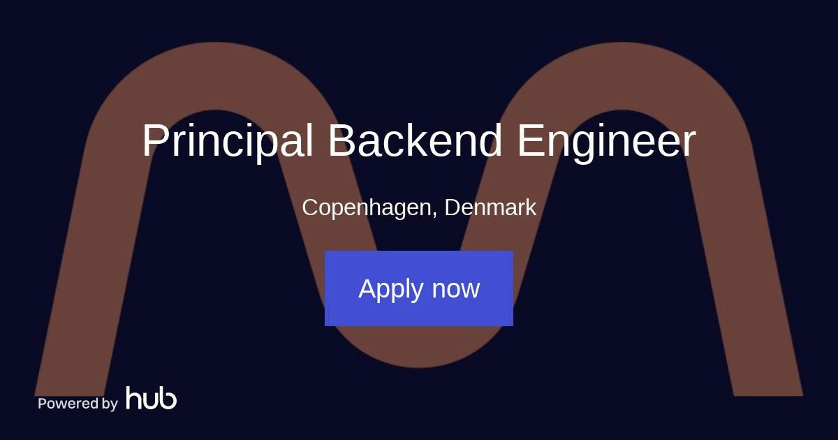 The Hub | Principal Backend Engineer | Humani
