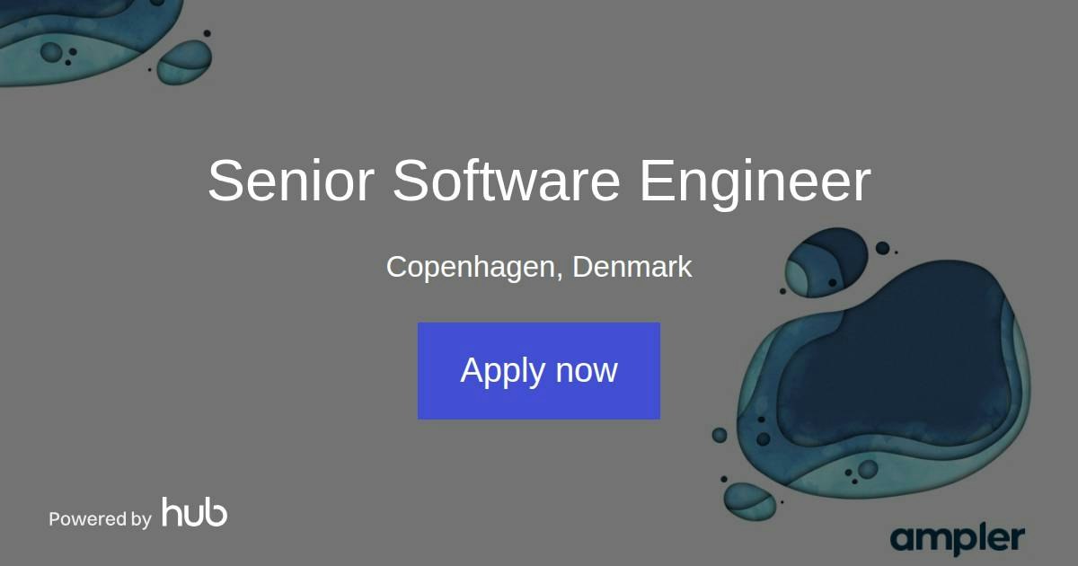 The Hub | Senior Software Engineer | Ampler.io