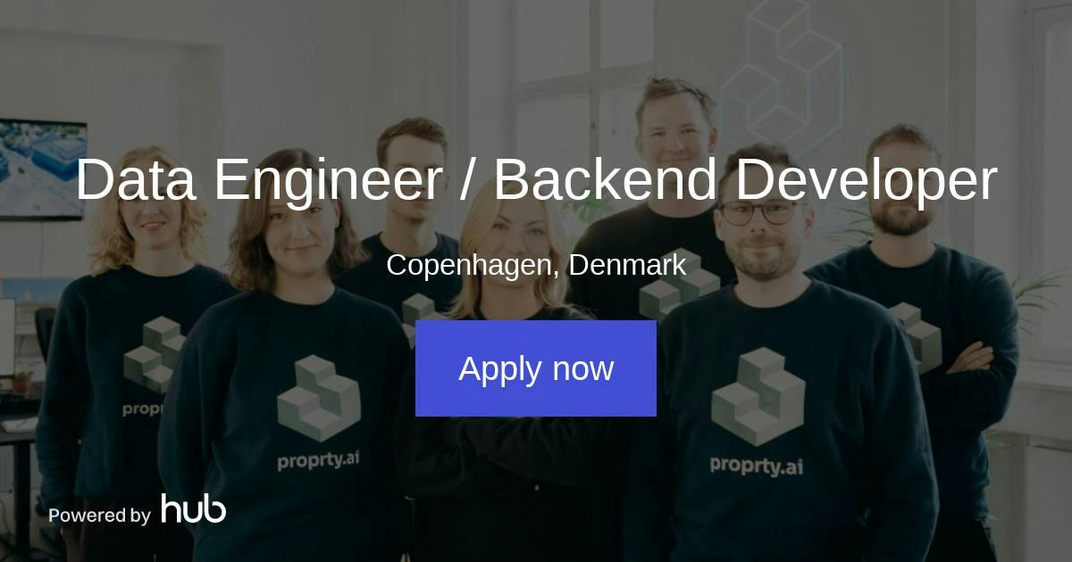 The Hub | Data Engineer / Backend Developer | proprty.ai