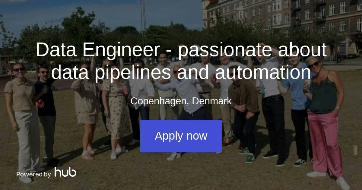 The Hub | Data Engineer - passionate about data pipelines and ...