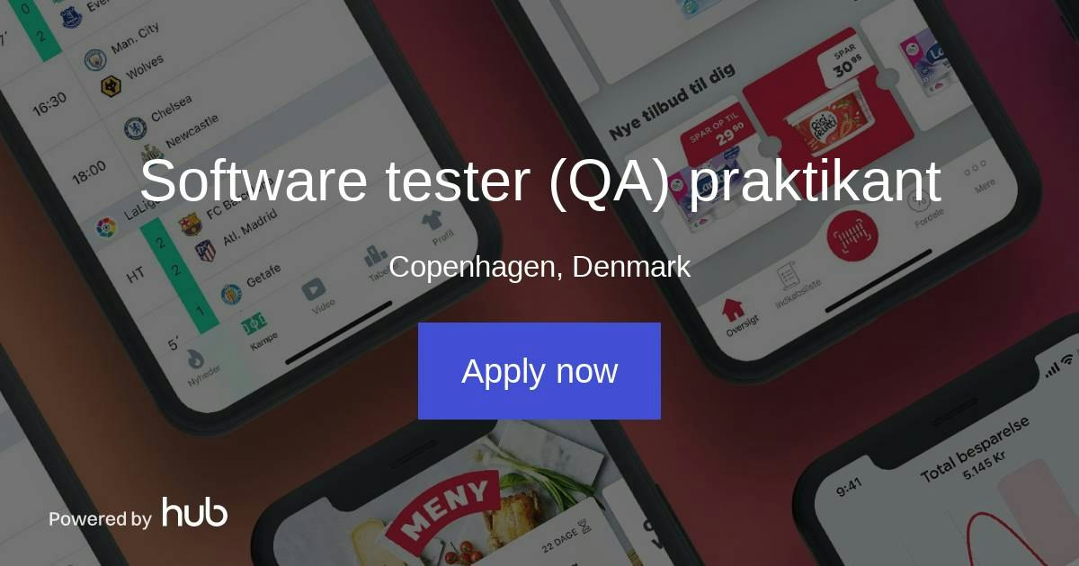 The Hub | Software tester (QA) praktikant | Mustache ApS