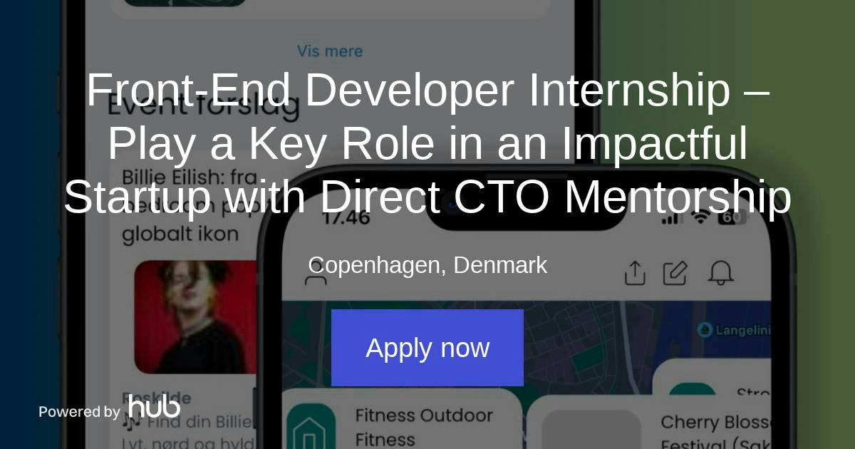The Hub | Front-End Developer Internship – Play a Key Role in an ...