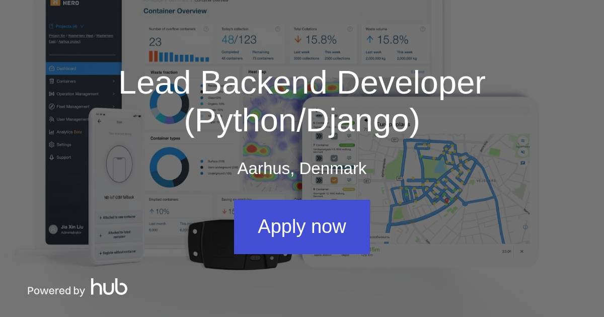 The Hub | Lead Backend Developer (Python/Django) | WasteHero