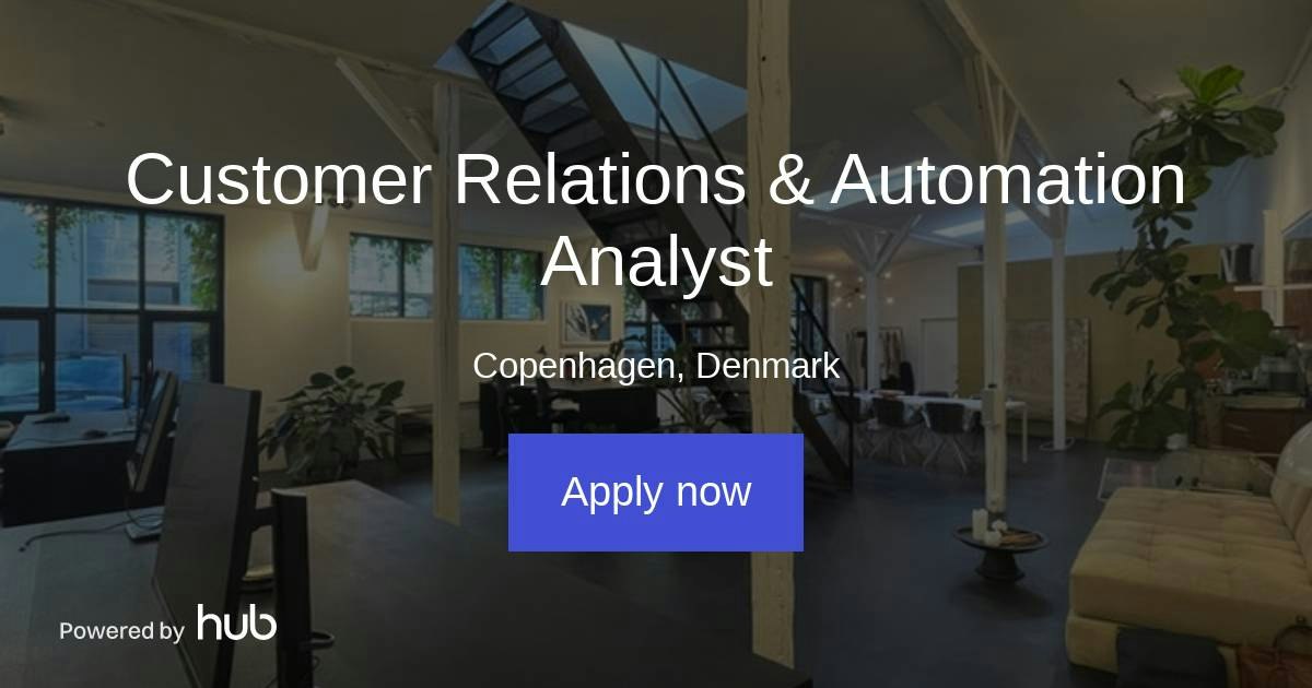 The Hub | Customer Relations & Automation Analyst | Endavu
