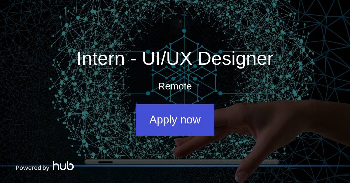 The Hub | Intern - UI/UX Designer | Factorise Technologies ApS