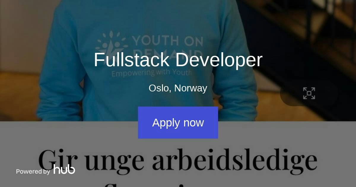 The Hub | Fullstack Developer | Youth on Demand