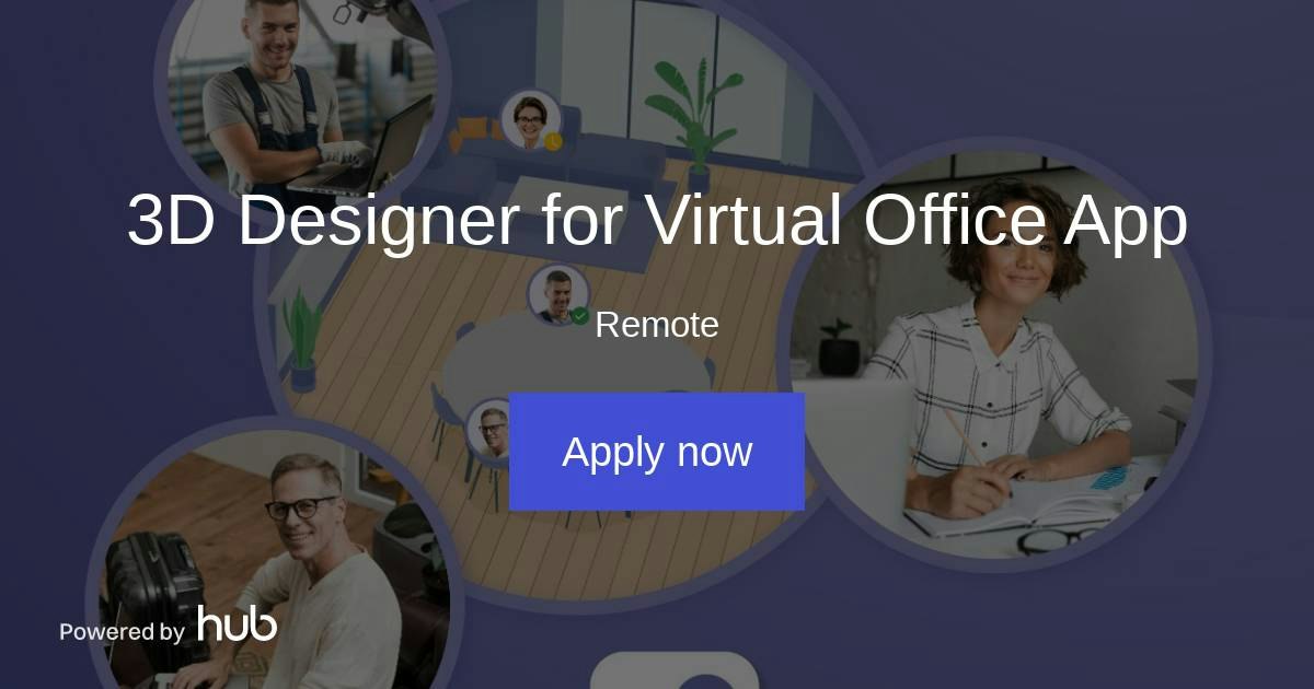 The Hub | 3D Designer for Virtual Office App | BeZoned Aps