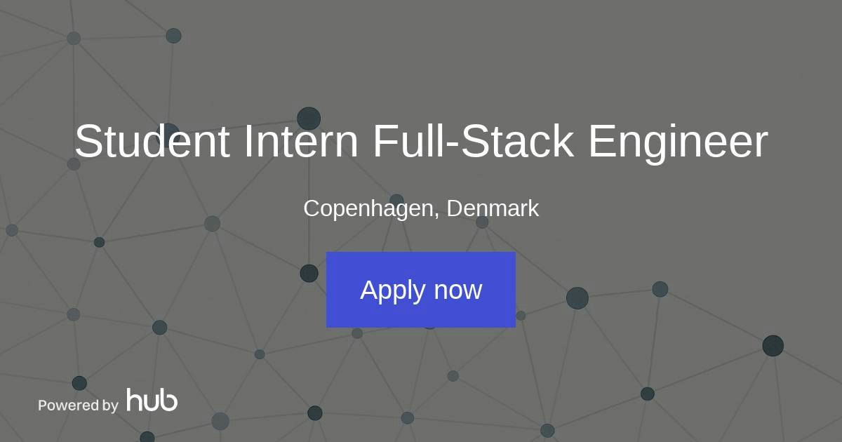 The Hub | Student Intern Full-Stack Engineer | Nordic Valley