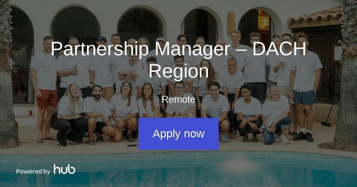 The Hub | Partnership Manager – DACH Region | ProfitMetrics.io