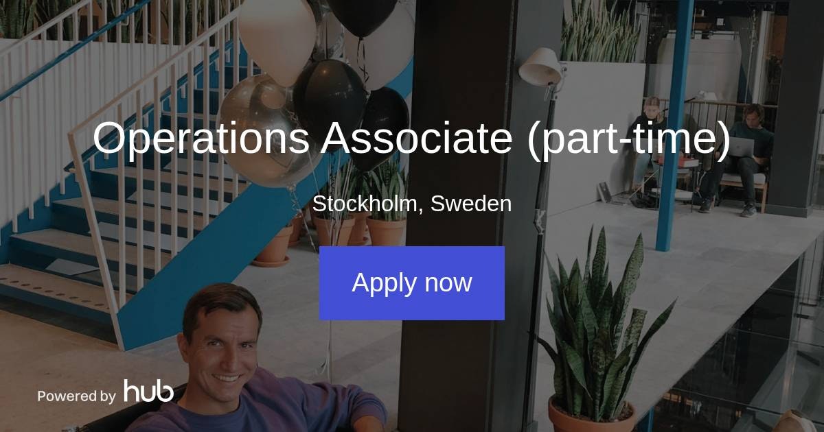 The Hub | Operations Associate (part-time) | Done