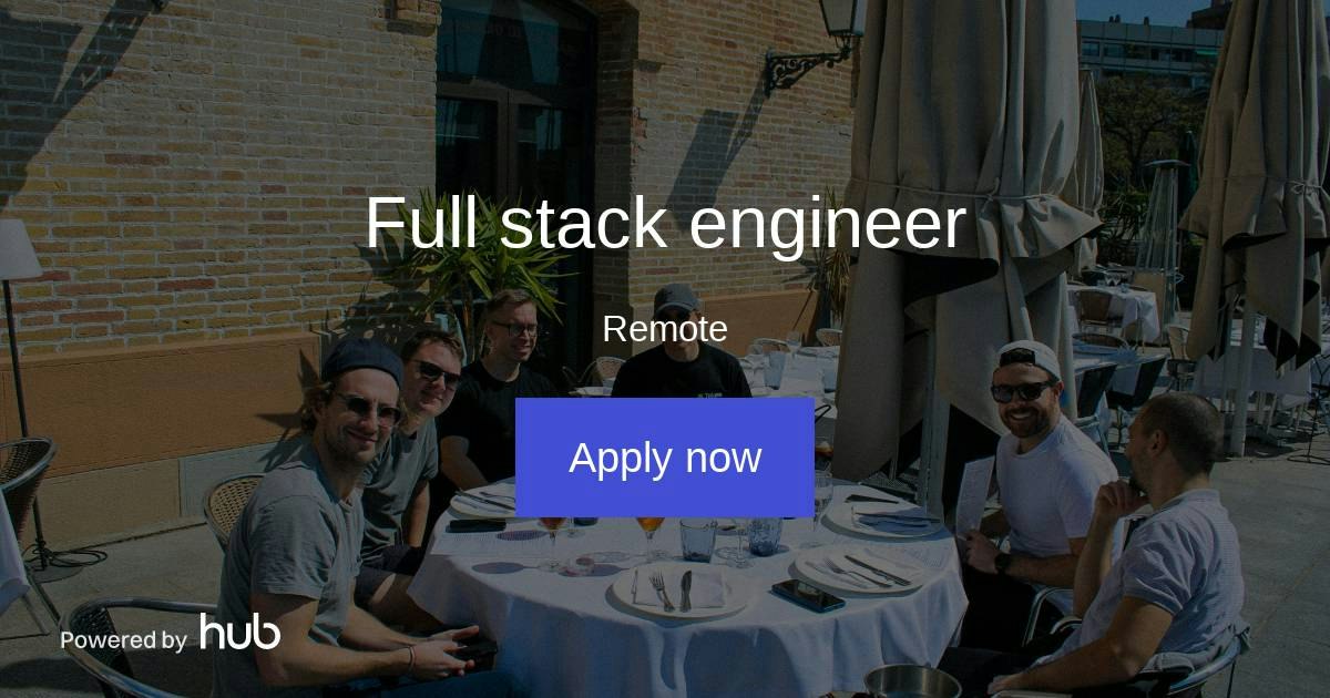 The Hub | Full stack engineer | Telgea