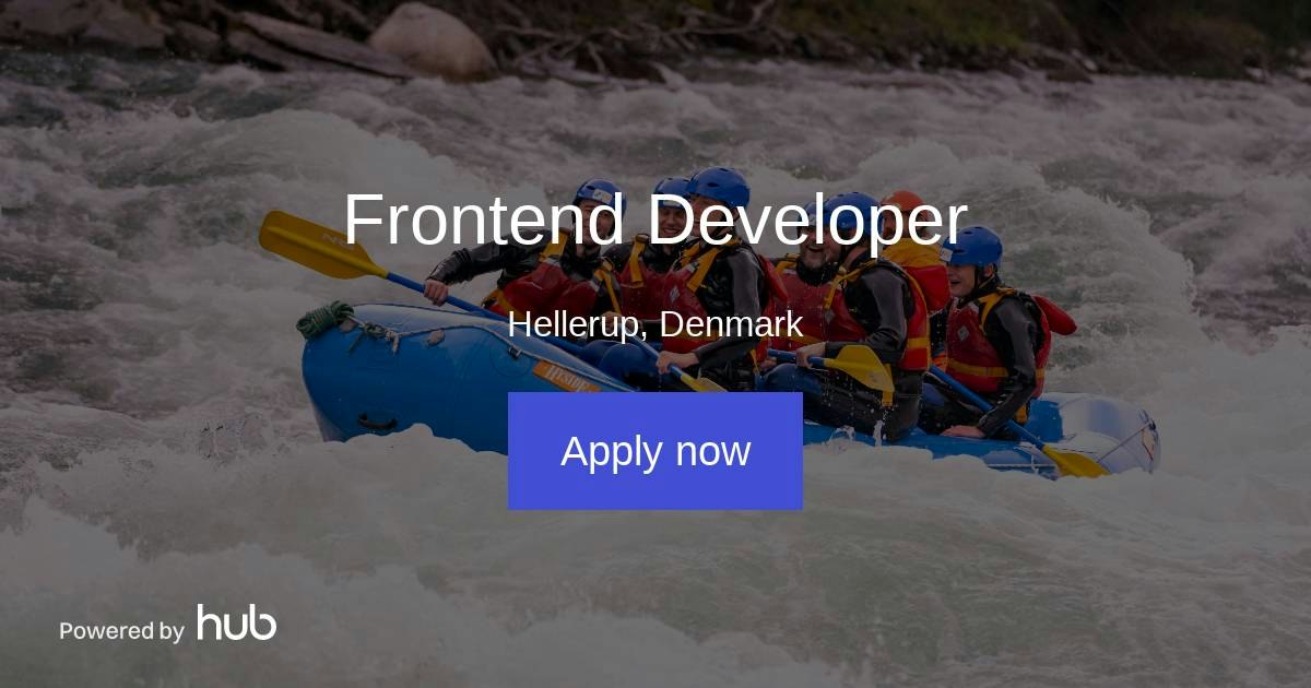 The Hub | Frontend Developer | VhAT
