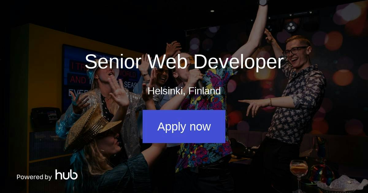 The Hub | Senior Web Developer | Singa