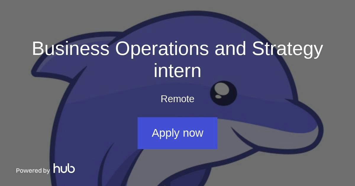 The Hub | Business Operations and Strategy intern | Chamberly AB