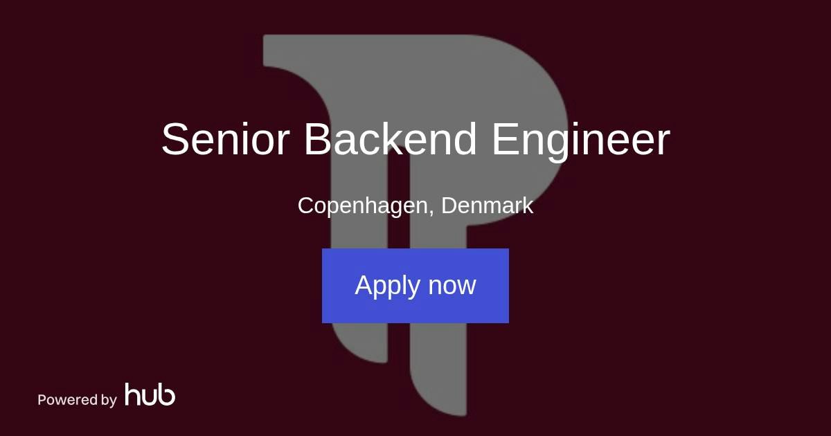 The Hub | Senior Backend Engineer | Pandektes