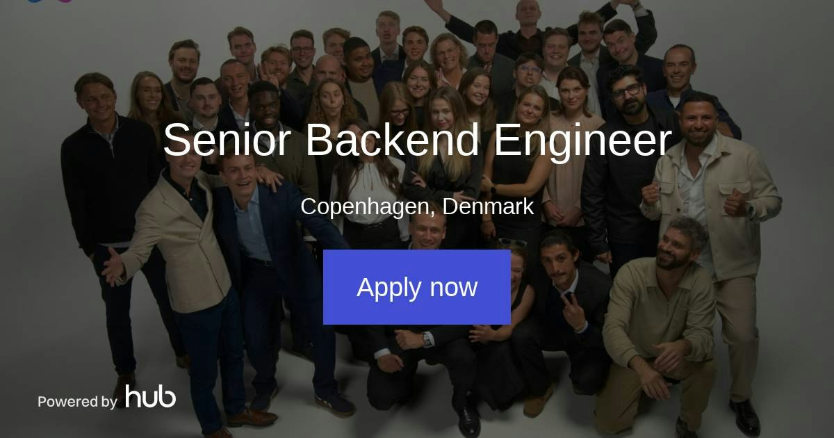 721817 The Hub | Senior Backend Engineer | Moxso