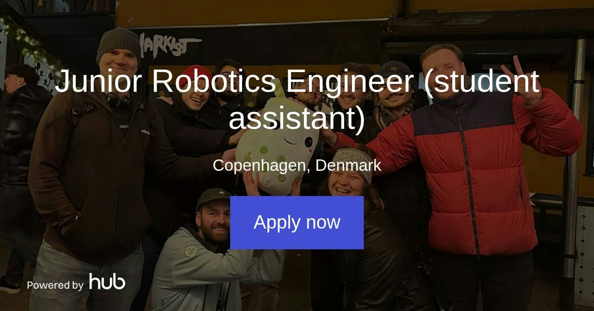 The Hub | Junior Robotics Engineer (student assistant) | RiACT Robotics