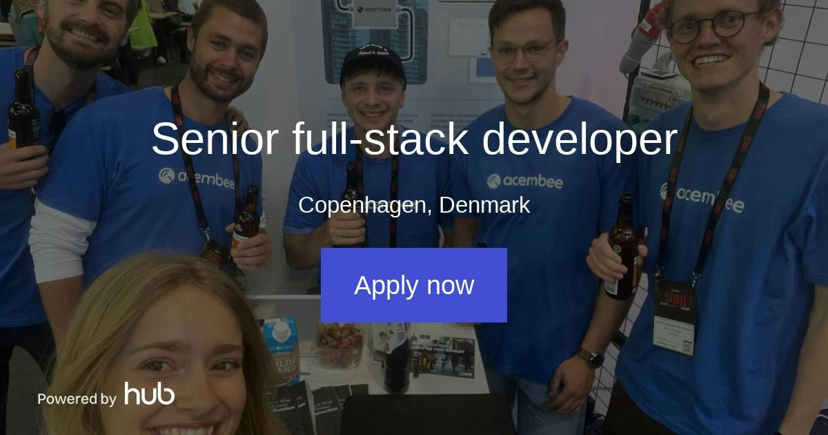 The Hub | Senior full-stack developer | Acembee