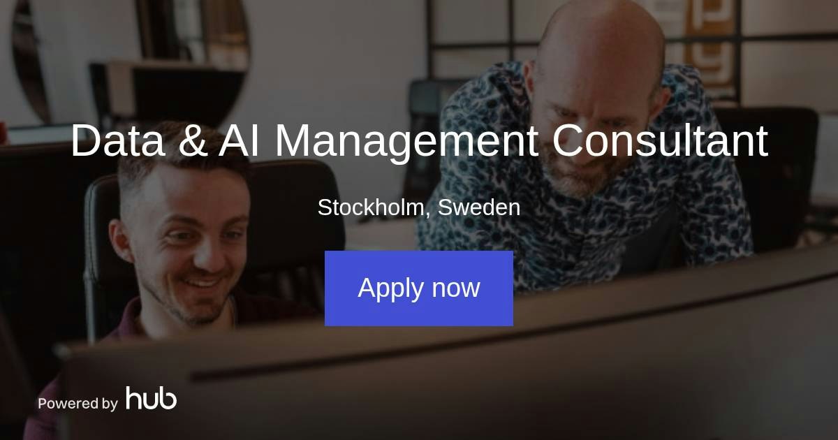 The Hub | Data & AI Management Consultant | Redeploy