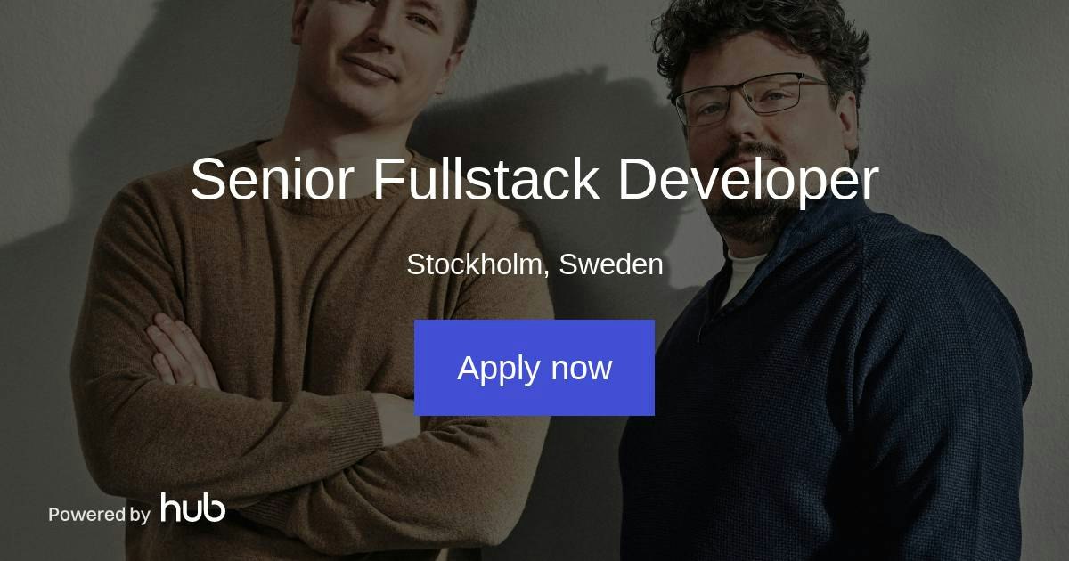 The Hub | Senior Fullstack Developer | Elvy