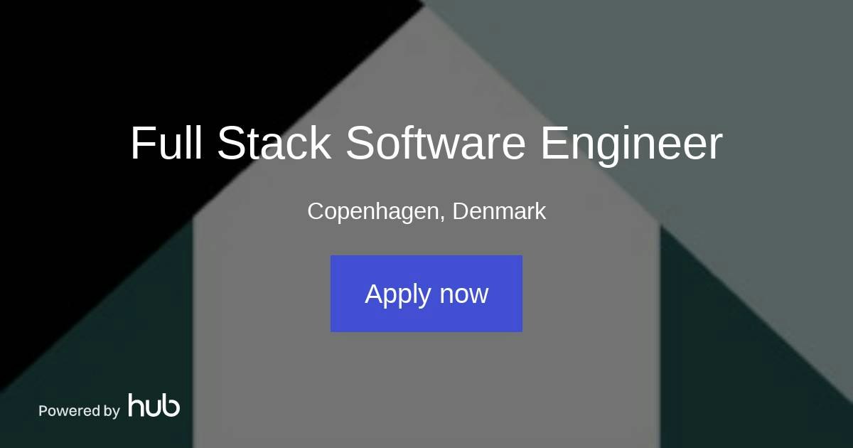 The Hub | Full Stack Software Engineer | BoligIQ