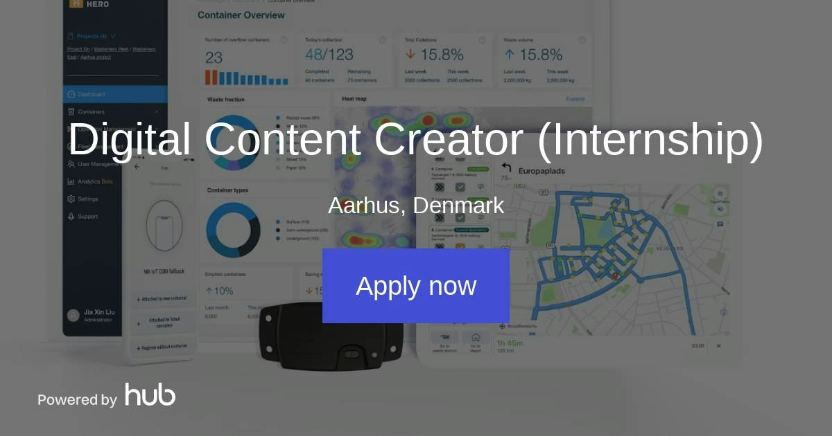 The Hub | Digital Content Creator (Internship) | WasteHero