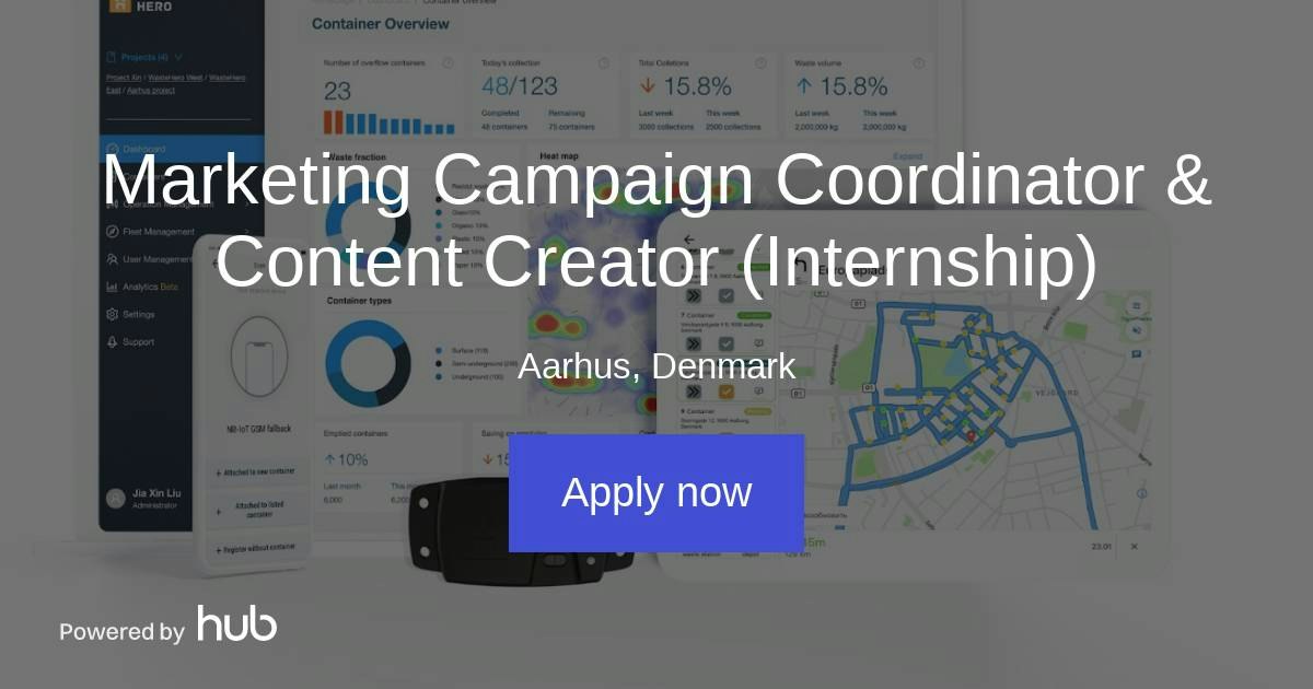 The Hub | Marketing Campaign Coordinator & Content Creator (Internship ...